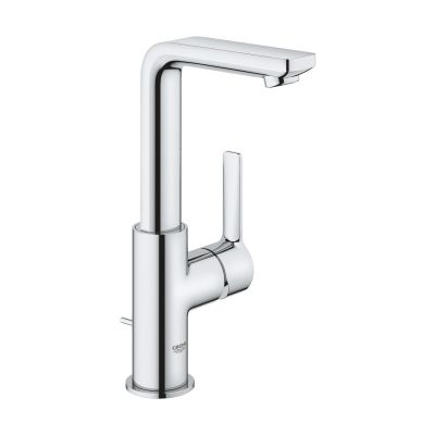 Grohe Basin Side Handle Lever Bathroom Sink Faucet | Lineare Collection | Chrome