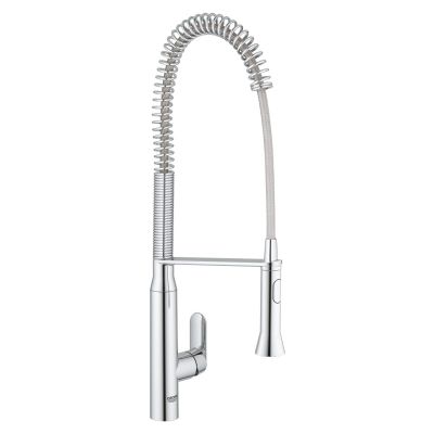 Grohe Single-Lever Kitchen Sink Mixer with C-Spout | K7 Collection | 1/2 Inch | Chrome