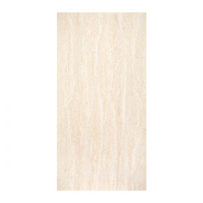 Chinese Polished Double Loading Porcelain | Travertino Collection | 120 x 60 cm | Light Beige Marble 