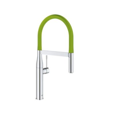 Grohe Easy-Dock Professional Kitchen Mixer | Essence Collection | 1/2 Inch | Green