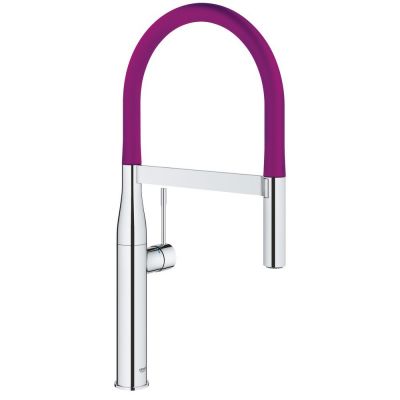 Grohe Easy-Dock Professional Kitchen Mixer | Essence Collection | 1/2 Inch | Pink