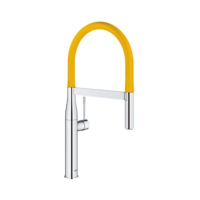 Grohe Easy-Dock Professional Kitchen Mixer | Essence Collection | 1/2 Inch | Yellow