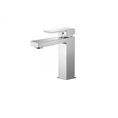 Silver Chinese Single Lever Basin Sink Mixer | Chrome